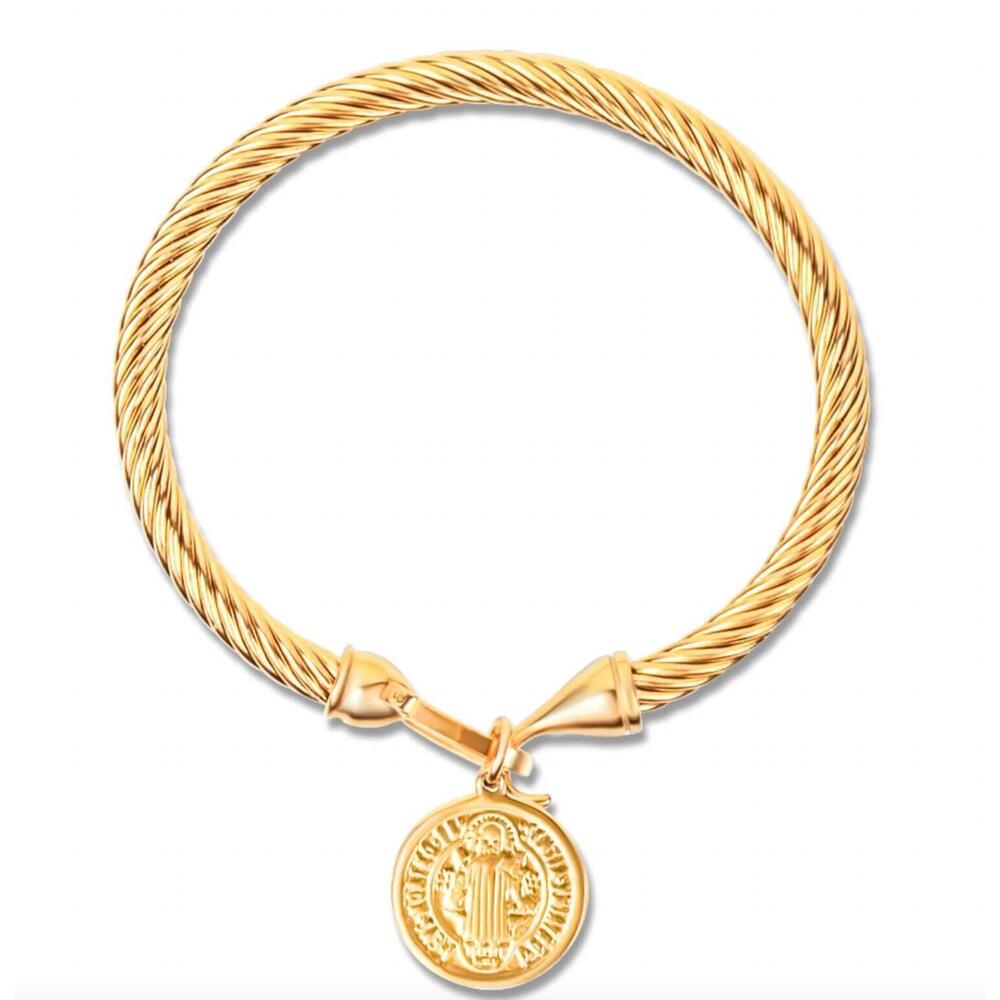 NEW ELLIE VAIL women's maya coin bracelet in gold